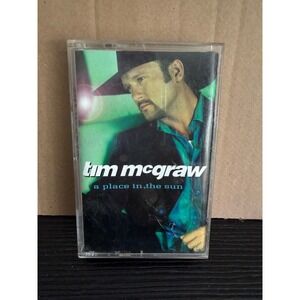 Tim McGraw A Place In The Sun Cassette Tape 1999 Country Music Curb Records